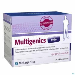 Multigenics Men Pdr Sach 30 7286 Metagenics