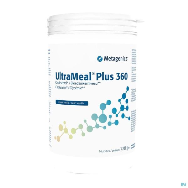 Ultrameal Plus 360 Vanille Pot 728g Metagenics