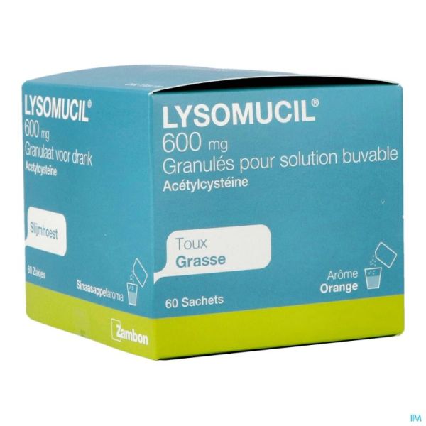 Lysomucil 600 Gran Sach 60 X 600mg