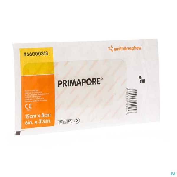 Primapore S&n Pans Post-op 15cmx 8cm 1 66000318