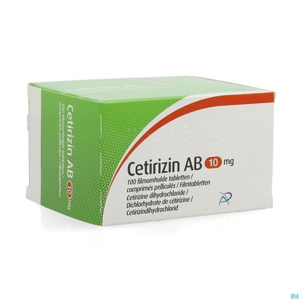 Cetirizin Ab 10mg Comp Pell 100