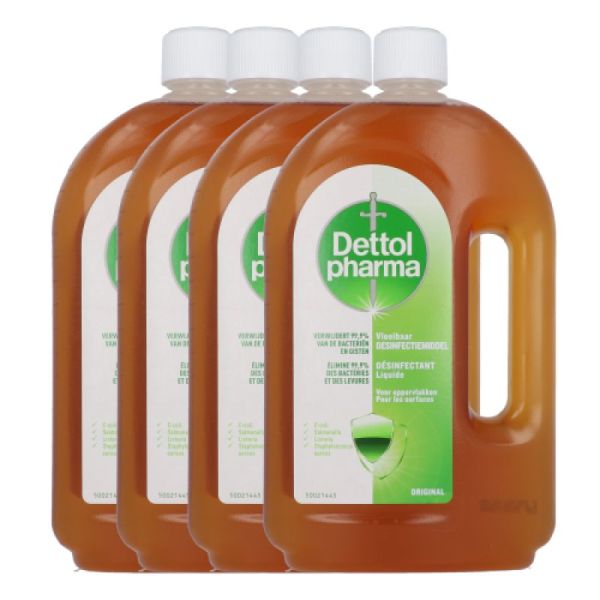 Dettolpharma Desinfectant Liq. Surfaces 4x1l